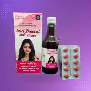 Nari Sheetal Ayurvedic Combo Pack - Syrup & Tablets